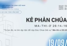 Kẻ Phản Chúa – 19/9/2026