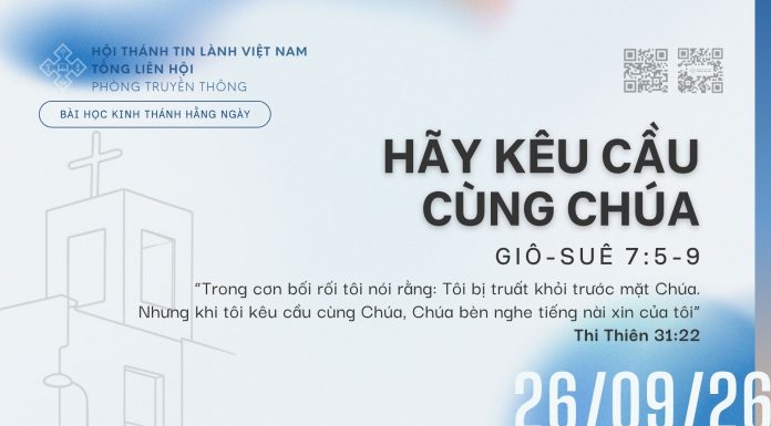 Hãy Kêu Cầu Cùng Chúa – 26/9/2026