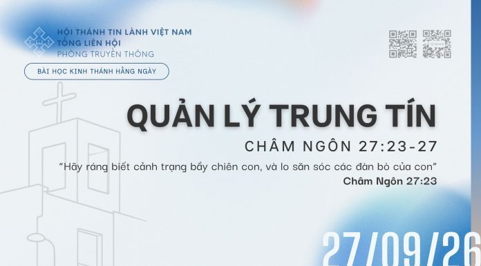 Quản Lý Trung Tín – 27/9/2026