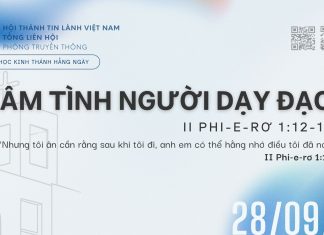 Tâm Tình Người Dạy Đạo – 28/9/2026