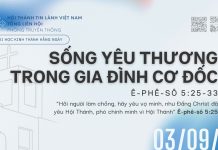 Sống Yêu Thương trong Gia Đình Cơ Đốc – 3/9/2026