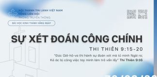 Sự Xét Đoán Công Chính – 30/9/2026