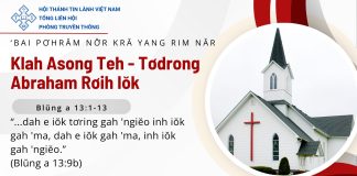 Klah Asong Teh – Tơdrong Abraham Rơih Iŏk – 14/9/2026