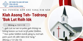 Klah Asong Teh – Tơdrong ‘Bok Lot Rơih Iŏk – 15/9/2026