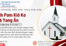 Arih Pơm Kiơ̆ Kơ Kră Yang Ăn – 21/9/2026