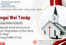 Bơngai Wei Tơnăp – 27/9/2026