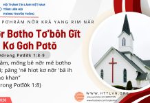 Nơ̆r Bơtho Tơ’bôh Gĭt Ưh Kơ Gơh Pơtŏ – 9/9/2026