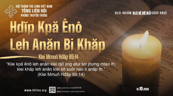 Hdĭp Kpă Ênô leh anăn Bi Khăp – 1/10/2026