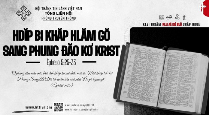 Hdĭp Bi Khăp Hlăm Gŏ Sang Phung Đăo Kơ Krist – 3/9/2026