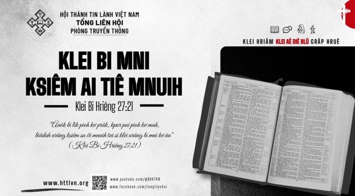 Klei Bi Mni Ksiêm Ai Tiê Mnuih – 13/9/2026