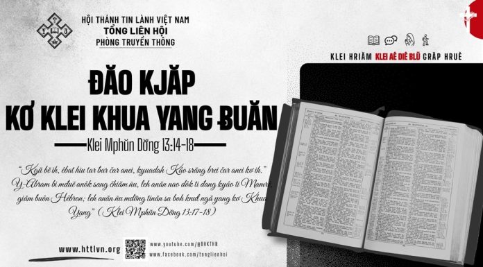 Đăo Kjăp Kơ Klei Khua Yang Ƀuăn – 16/9/2026