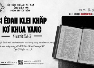Bi Êdah Klei Khăp Kơ Khua Yang – 18/9/2026
