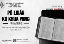 Pô Lhiăr Kơ Khua Yang – 19/9/2026