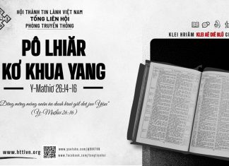 Pô Lhiăr Kơ Khua Yang – 19/9/2026
