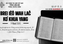 Brei Iêô Wah Lač Kơ Khua Yang – 26/9/2026