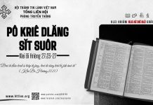 Pô Kriê Dlăng Sĭt Suôr – 27/9/2026