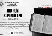 Hiu Hưn Klei Ƀuh Leh – 29/9/2026