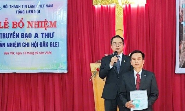 Quảng Ngãi: Bổ nhiệm Quản nhiệm Chi Hội Đắk Glei và Phụ tá Chi Hội Đắk Ruồng