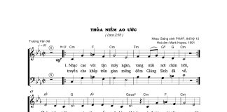 Hợp xướng Giáng Sinh: THỎA NIỀM AO ƯỚC