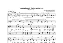 Bài hát Giáng sinh: ĐỨC CHÚA TRỜI Ở CÙNG CHÚNG TA