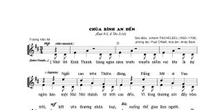 Bài hát Giáng Sinh: CHÚA BÌNH AN ĐẾN