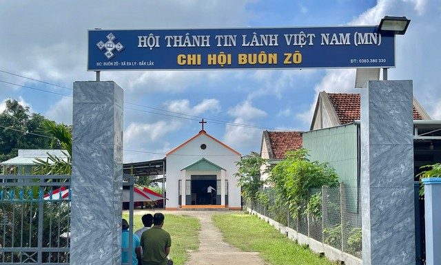 Đắk Lắk: HT Buôn Zô Cảm tạ Chúa trùng tu Đền thờ