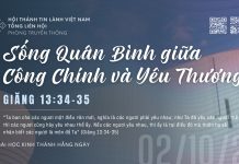 Sống Quân Bình giữa Công Chính và Yêu Thương – 2/10/2026