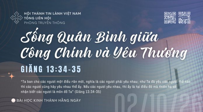 Sống Quân Bình giữa Công Chính và Yêu Thương – 2/10/2026