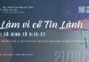 Làm vì cớ Tin Lành – 21/10/2026