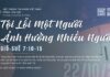 Tội Lỗi Một Người Ảnh Hưởng Nhiều Người – 22/10/2026
