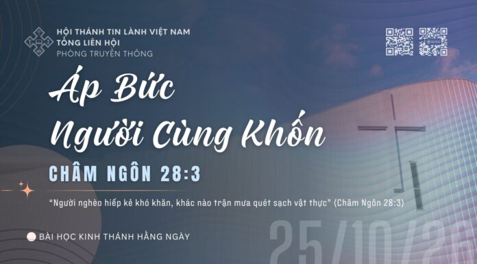 Áp Bức Người Cùng Khốn – 25/10/2026