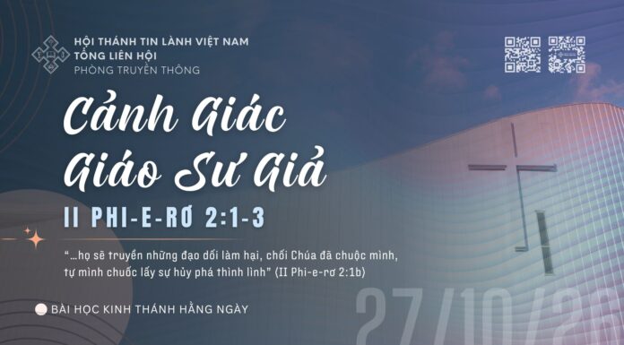 Cảnh Giác Giáo Sư Giả – 27/10/2026