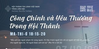 Công Chính và Yêu Thương trong Hội Thánh – 3/10/2026