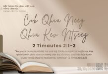 Cob Qhia Neeg Qhia Kev Ntseeg – 30/10/2026