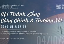 Hội Thánh Sống Công Chính & Thương Xót – 4/10/2026