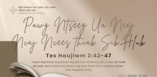 Pawg Ntseeg Ua Neej Ncaj Ncees thiab Sib Hlub – 4/10/2026