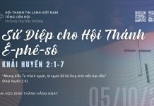 Sứ Điệp cho Hội Thánh Ê-phê-sô – 5/10/2026