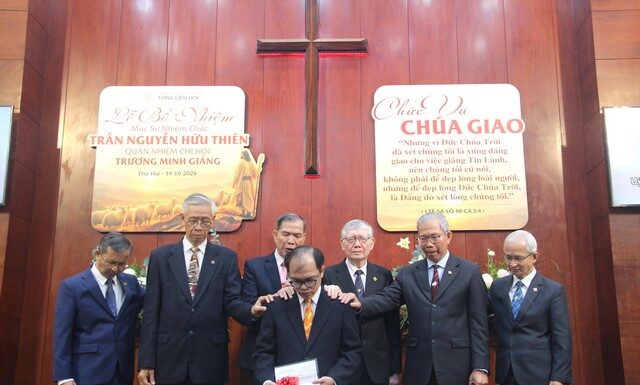 TP. HCM: Bổ nhiệm Quản nhiệm Chi Hội Trương Minh Giảng