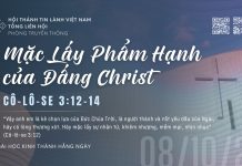 Mặc Lấy Phẩm Hạnh của Đấng Christ – 8/10/2026