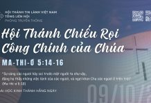 Hội Thánh Chiếu Rọi Công Chính của Chúa – 9/10/2026