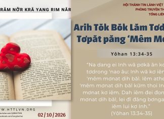 Arih Tŏk Bŏk Lăm Tơdrong Tơpăt păng ‘Mêm Mơnat – 2/10/2026