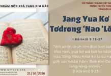 Jang Yua Kơ Tơdrong ‘Nao ‘Lơ̆ng – 21/10/2026