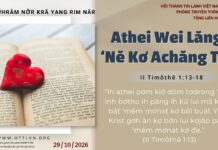 Athei Wei Lăng, ‘Nĕ Kơ Achăng Tŭk – 29/10/2026