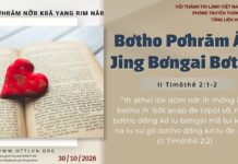 Bơtho Pơhrăm Ăn Jing Bơngai Bơtho – 30/10/2026