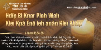 Hdĭp Bi Knar Plah Wah Klei Kpă Ênô leh anăn Klei Khăp – 2/10/2026