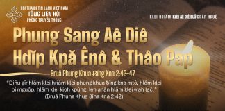 Phung Sang Aê Diê Hdĭp Kpă Ênô & Thâo Pap – 4/10/2026
