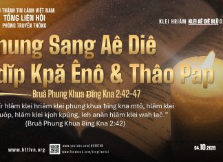 Phung Sang Aê Diê Hdĭp Kpă Ênô & Thâo Pap – 4/10/2026