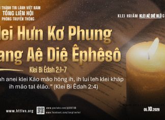 Klei Hưn Kơ Phung Sang Aê Diê Êphêsô – 5/10/2026