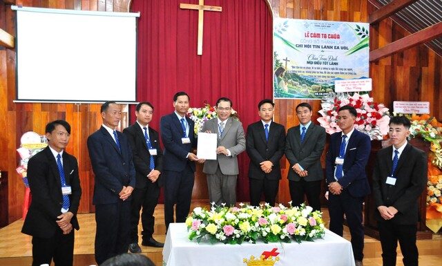 Đắk Lắk: Thành lập Chi Hội Tin Lành Ea Uôl