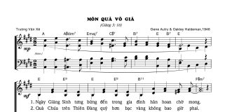 Bài hát Giáng Sinh: MÓN QUÀ VÔ GIÁ